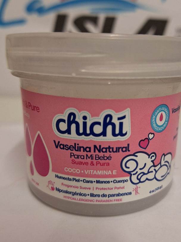 Vaseline para bebe marca chichi 100%dominicano (125gr) / vaseline voor baby uit dominicaanse Rep (125gr) paraben free