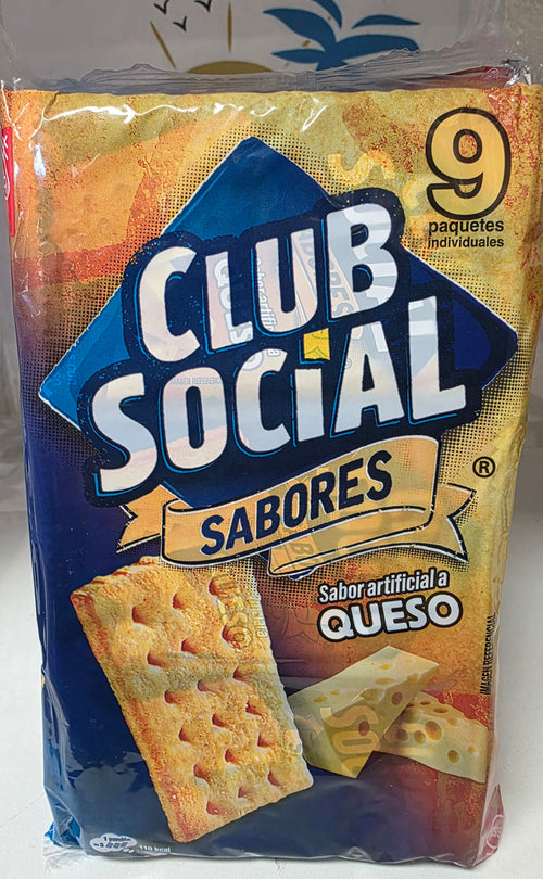 Club Social sabor a Queso (216g) 🧀 Club social Crackers met kaassmaak (216g)