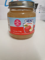 compota marca Heinz manzana (113g)
Apple compone van het merk Heinz (113g)