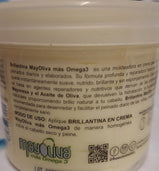 Brillantina mayoliva (137gr) moldeadora en crema para peinar 100%Dominicano/ glittervormende crème voor styling 100% uit dominicaanse Rep. (137gr)