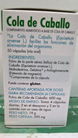 Cola de caballo elimina liquidos 50 capsulas.