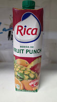 Jugo Rica 100% Dominicano bebida de Fruit punch. (1 Litero)(33.8 Oz.fl) Fruit punch juice drink 100% uit dominicaanse rep (1 Liter)