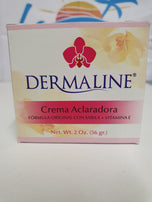 Crema Aclaradora Dermaline 100%dominicana (56g.)
/100% Dominicaanse Dermaline Verlichtende Crème (56g.)