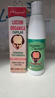 Set de Locion Orgánica capilar+ shampoo,Contra la caida del pelo.(120)ml (+240ml)100%Dominicano  //Set van Biologische haarlotion tegen haaruitval +shampoo (lotion 120ml) (shampoo 240ml) uit dominicaanse rep.