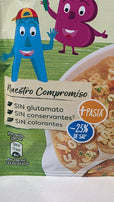 Sobre de sopa con Letras knorr por porcion (250ml) zak lettersoep per portie merk knorr (250ml)