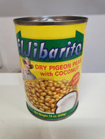 El Jibarito Gandules Secos con COCO /Dry Pigeon Peas with coco merk el Jibarito (425g.👍)