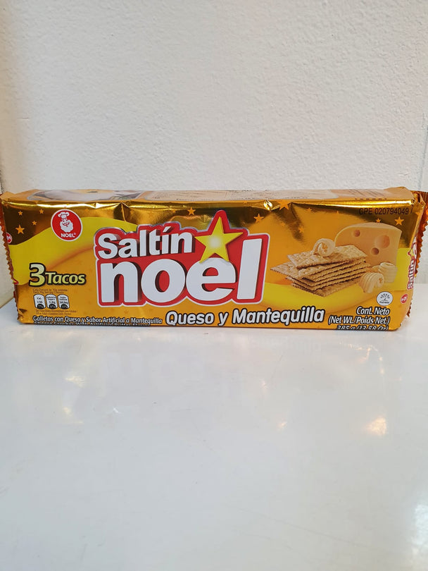 SALTIN NOEL QUESO Y MANTEQUILLA / SALTIN NOEL CRACKER SMAAK KAAS EN BOTER (385GR.)👍