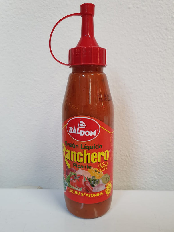 BALDOM SAZON RANCHERO  LIQUIDO PICANTE /LIQUID SEASONING HOT (440gr.)👍