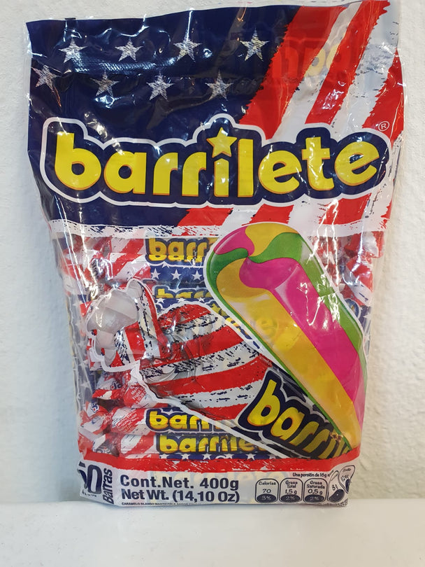 BARRILETE CARAMELO BLANDO MASTICABLE SABOR FRUTAL/ FRUIT CHEWY CANDY (120gr)